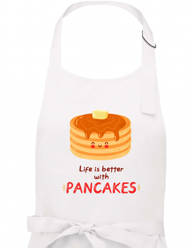 Tablier "Life Pancakes" - White Zoom