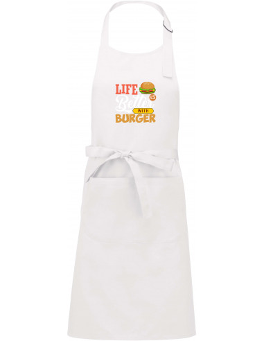 Tablier "Better Burger" - White