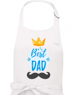 Tablier "Best Dad" - White Zoom